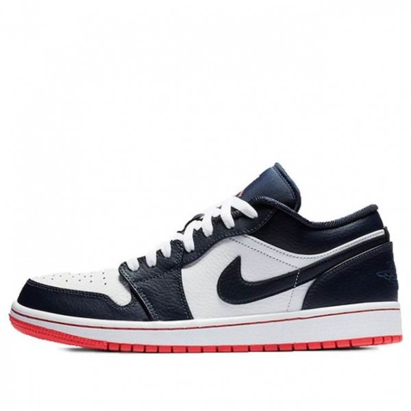 Air Jordan 1 Low Obsidian Ember Glow 553558-481