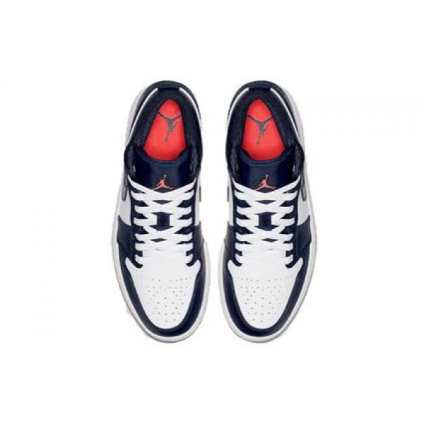 Air Jordan 1 Low Obsidian Ember Glow 553558-481