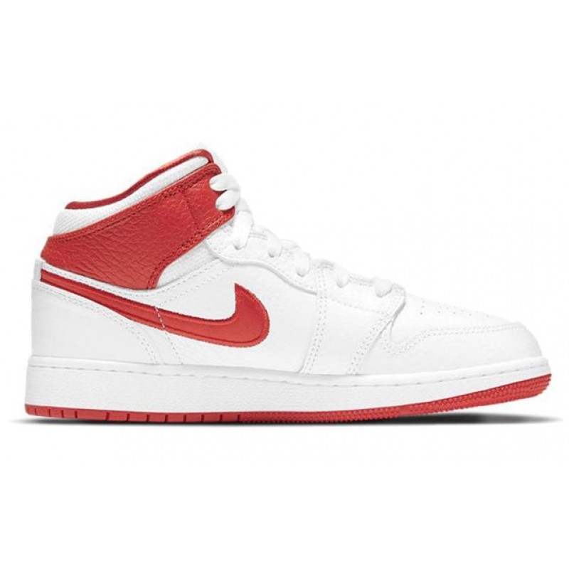 Air Jordan 1 Mid 85 GS White Red Blue DH0200-100