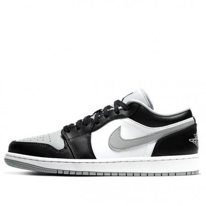 Air Jordan 1 Low 'Smoke Grey' Black/Black/Light Smoke Grey/White 553558-039