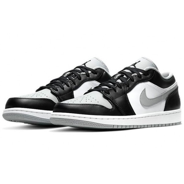 Air Jordan 1 Low 'Smoke Grey' Black/Black/Light Smoke Grey/White 553558-039