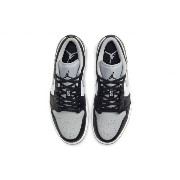 Air Jordan 1 Low 'Smoke Grey' Black/Black/Light Smoke Grey/White 553558-039