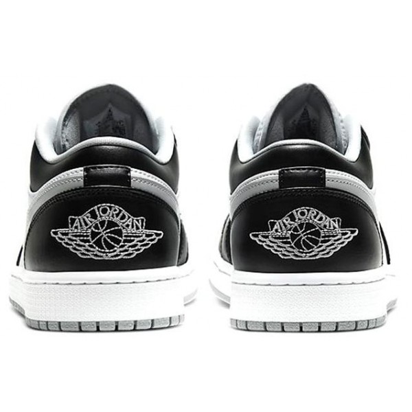 Air Jordan 1 Low 'Smoke Grey' Black/Black/Light Smoke Grey/White 553558-039