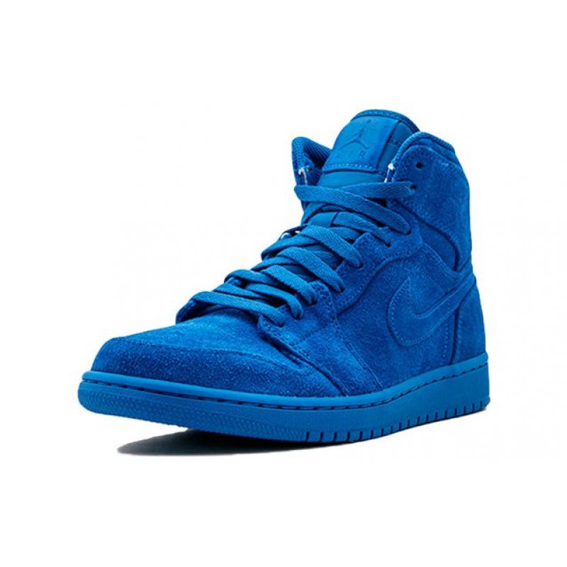 Air Jordan 1 Retro High 'Blue Suede' Game Royal/Game Royal 332550-404