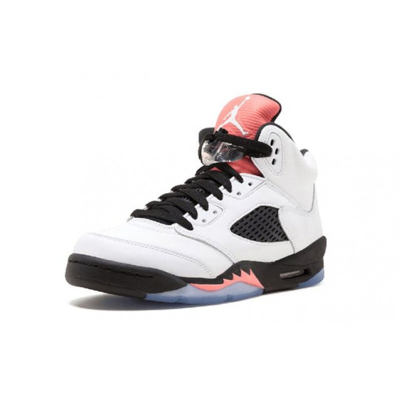 Air Jordan 5 Retro'Sunblush' GS White/Black-Sunblush 440892-115