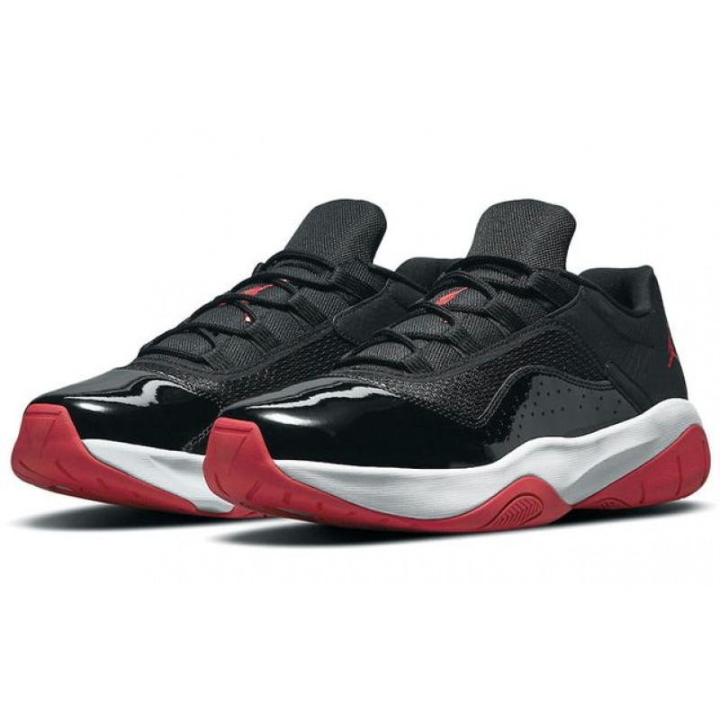 Air Jordan 11 CMFT Low 'Bred' Black/Gym Red/White DM0844-005