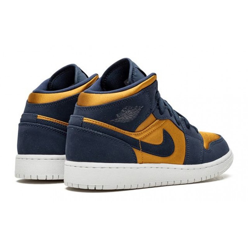 Air Jordan 1 Mid SE GS Obsidian Desert Ochre BQ6931-401