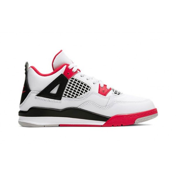 Air Jordan 4 Retro PS 'Fire Red' 2020 White/Black/Tech Grey/Fire Red BQ7669-160