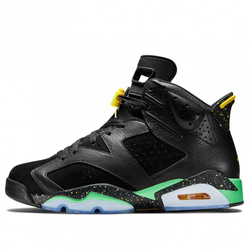 Air Jordan 6 Retro 'Brazil Pack' Black/Green-Yellow 688446-020