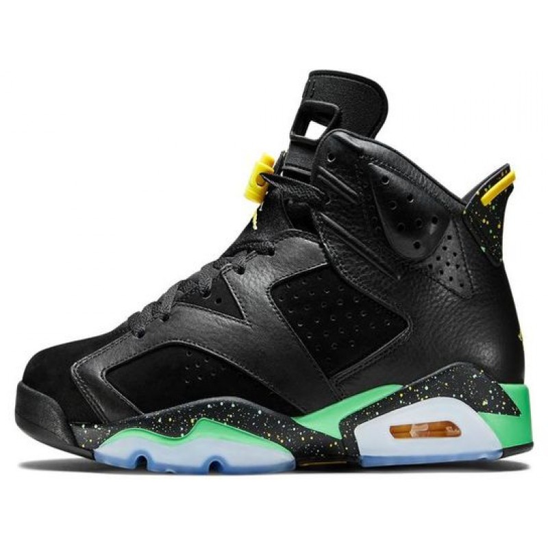 Air Jordan 6 Retro 'Brazil Pack' Black/Green-Yellow 688446-020