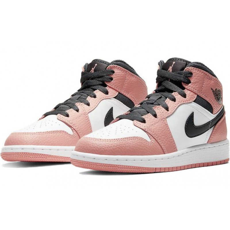 Air Jordan 1 Mid GS Pink Quartz 555112-603