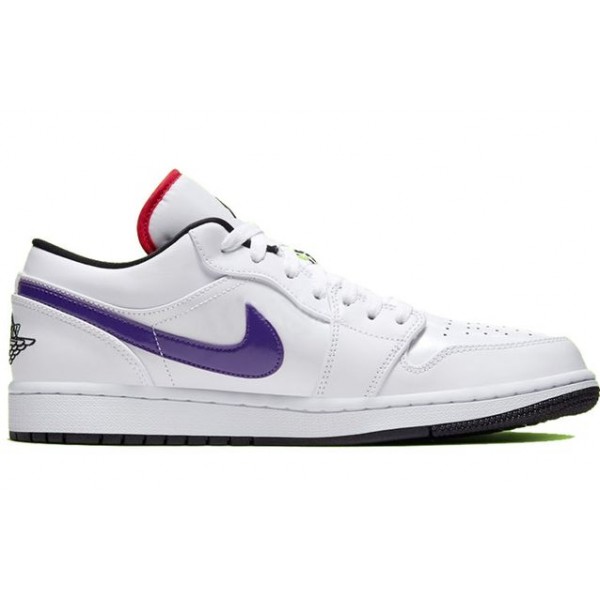 Air Jordan 1 Low 'Multi-Color Swoosh' White/Multi-Color/Black CW7009-100