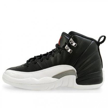 Air Jordan 12 Retro'Playoff' 2012 GS Black/Varsity Red-White 153265-001