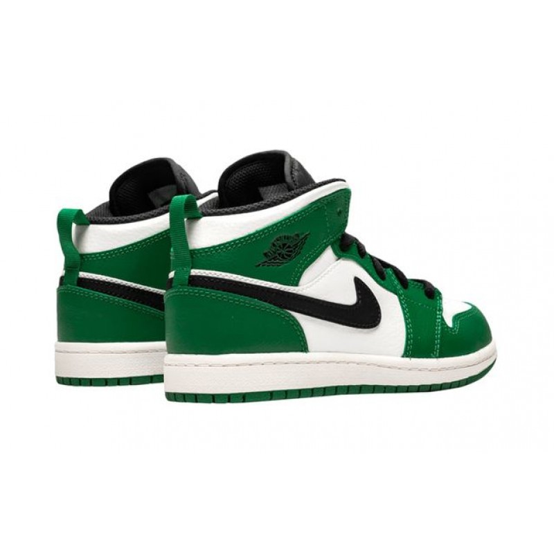 Air Jordan 1 Mid SE PS 'Pine Green' Pine Green/Black-Sail BQ6932-301