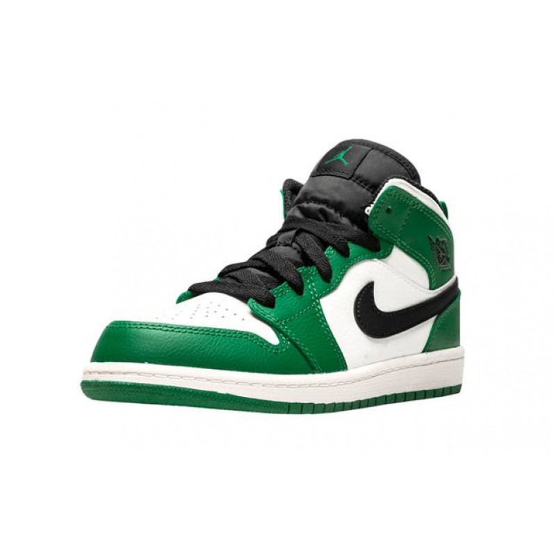 Air Jordan 1 Mid SE PS 'Pine Green' Pine Green/Black-Sail BQ6932-301