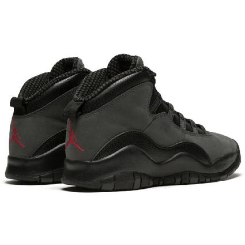 Air Jordan 10 Retro'Dark Shadow' BG Dark Shadow/True Red-Black 310806-002