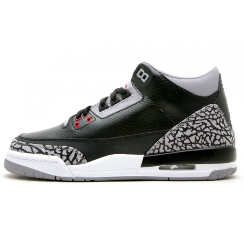 Air Jordan 3 Retro'Countdown Pack' GS Black/Cement Grey 340255-061