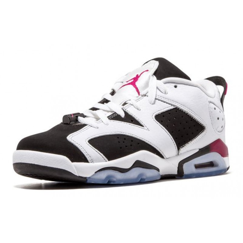 Air Jordan 6 Retro Low GG White Sport Fuchsia 768878-107