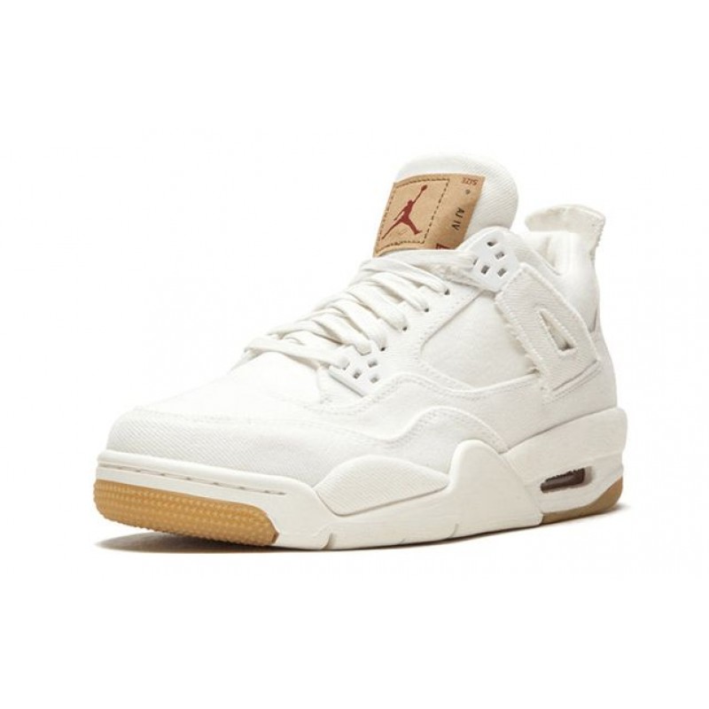 Air Jordan 4 Retro Levis NRG GS Levis - White Denim AQ9103-100