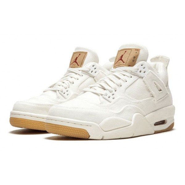 Air Jordan 4 Retro Levis NRG GS Levis - White Denim AQ9103-100