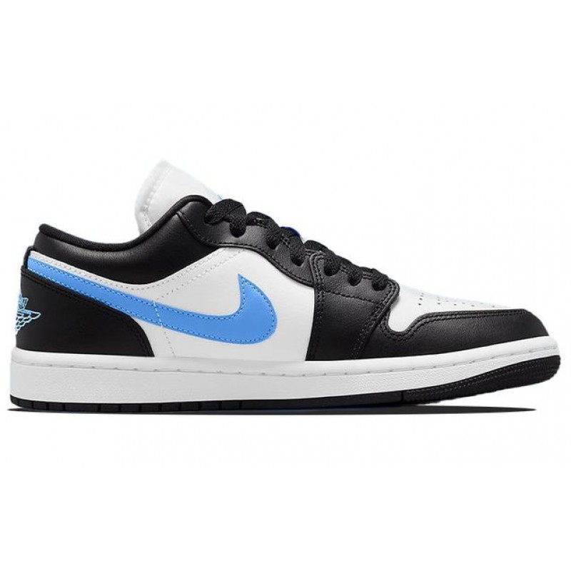 Nike Womens Air Jordan 1 Low Black University Blue DC0774-041