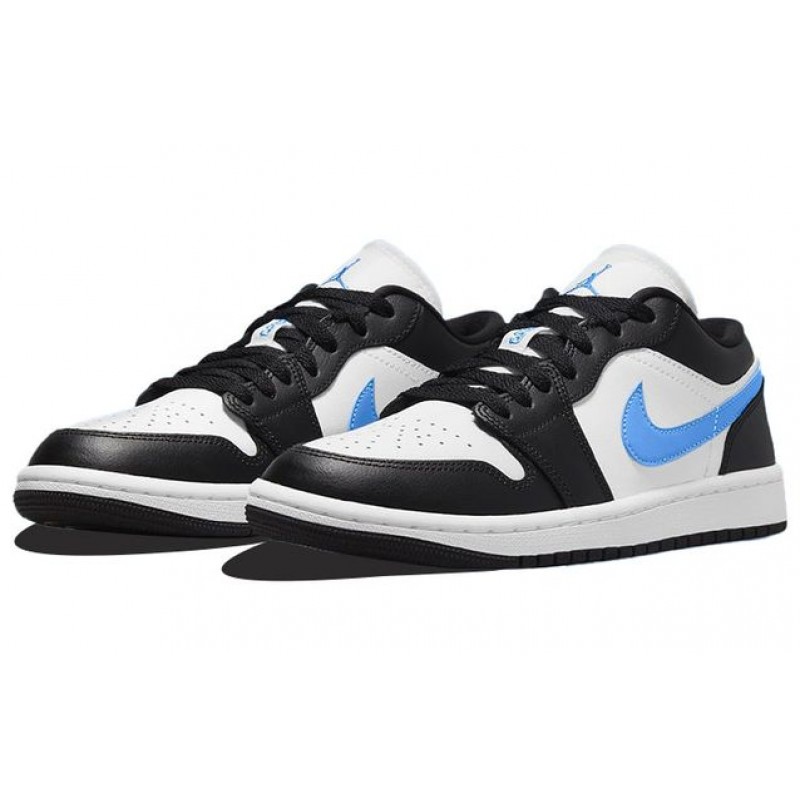 Nike Womens Air Jordan 1 Low Black University Blue DC0774-041