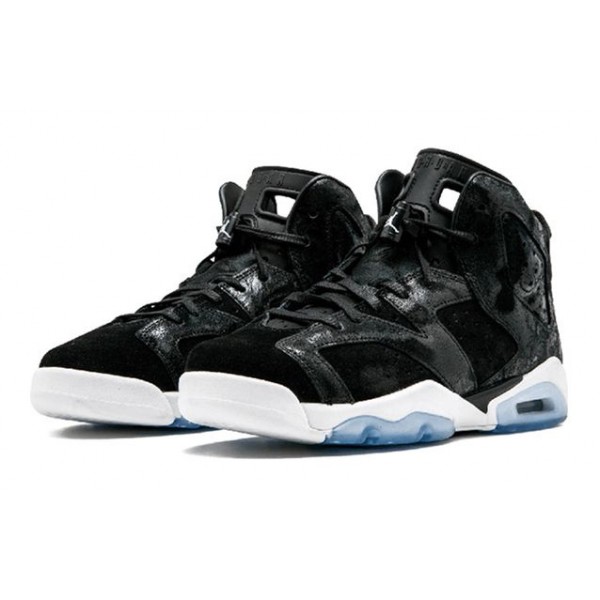 Air Jordan 6 Retro PREM HC GG Heiress - Black Suede 881430-029