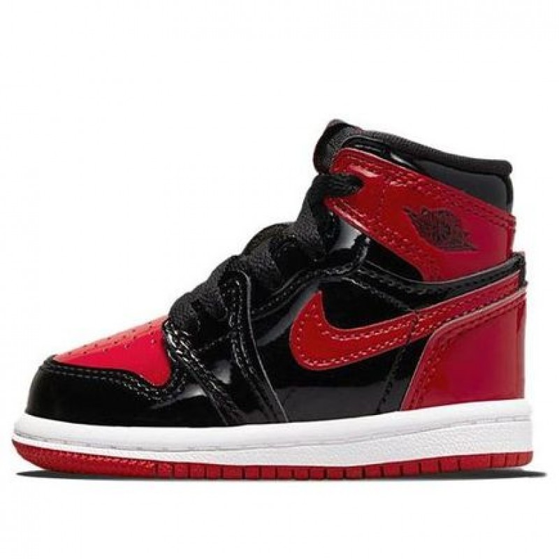 Air Jordan 1 Retro High OG TD Bred Patent AQ2665-063