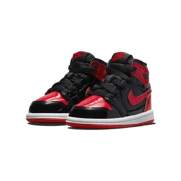 Air Jordan 1 Retro High OG TD Bred Patent AQ2665-063