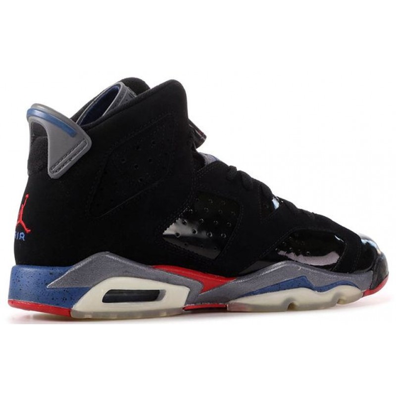 Air Jordan 6 Retro GS 'Piston' Black/Varsity Red-Tr Bl-Lt Grpht 384665-001