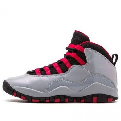 Air Jordan 10 Retro GG 'Legion Red' Wolf Grey/Black-Legion Red 487211-009