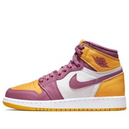 Air Jordan 1 Retro High OG (GS) University Gold and Light Bordeaux 575441-706