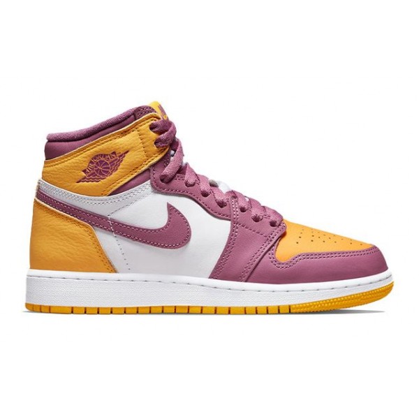 Air Jordan 1 Retro High OG (GS) University Gold and Light Bordeaux 575441-706