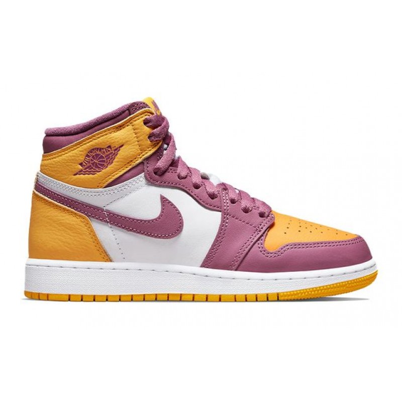 Air Jordan 1 Retro High OG (GS) University Gold and Light Bordeaux 575441-706