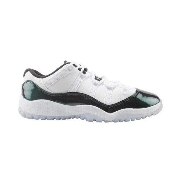 Air Jordan 11 Retro Low PS 'Emerald' white/black-emerald rise 505835-145