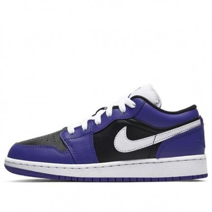 Air Jordan 1 Low'Black Court Purple' GS Court Purple/White/Black 553560-501