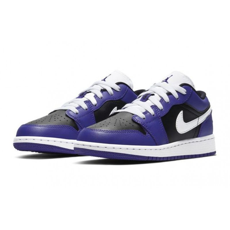 Air Jordan 1 Low'Black Court Purple' GS Court Purple/White/Black 553560-501