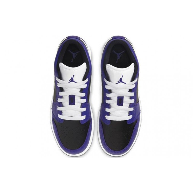 Air Jordan 1 Low'Black Court Purple' GS Court Purple/White/Black 553560-501