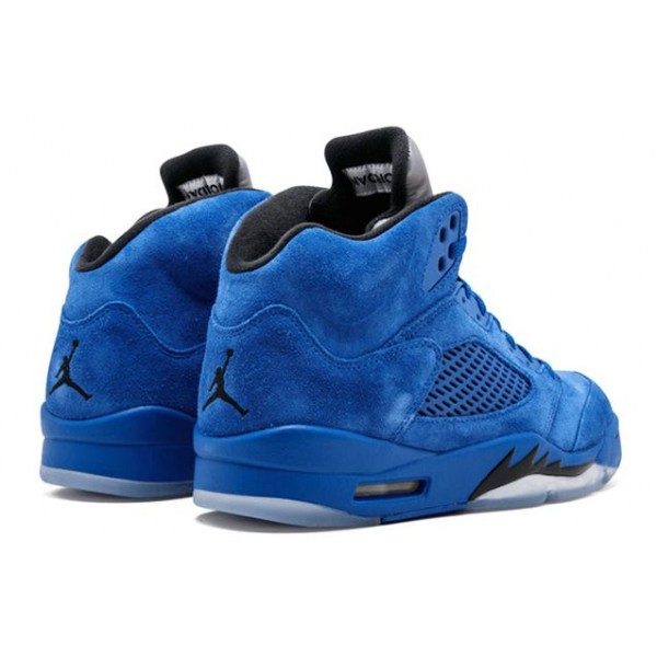 Air Jordan 5 Retro Flight Suit - Blue Suede 136027-401