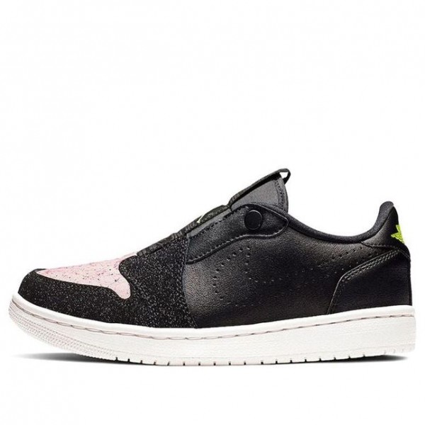 Womens WMNS Air Jordan 1 Low Slip 'Silt Red' Black/Volt-Phantom-Silt Red AV3918-002