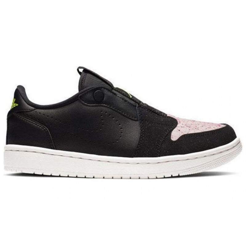 Womens WMNS Air Jordan 1 Low Slip 'Silt Red' Black/Volt-Phantom-Silt Red AV3918-002