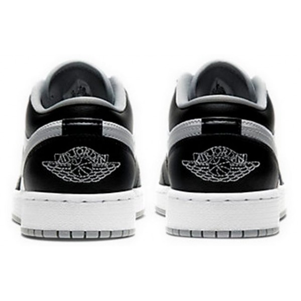 Air Jordan 1 Low'Smoke Grey' GS Black/Black/Light Smoke Grey/White 553560-039