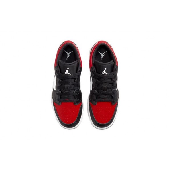 Air Jordan 1 Low GS Bred Toe 553560-612