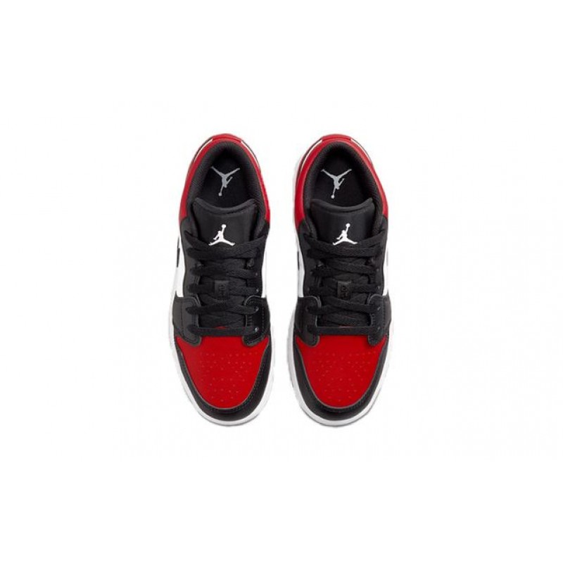 Air Jordan 1 Low GS Bred Toe 553560-612