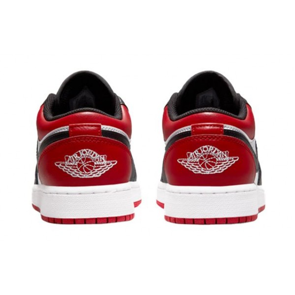 Air Jordan 1 Low GS Bred Toe 553560-612