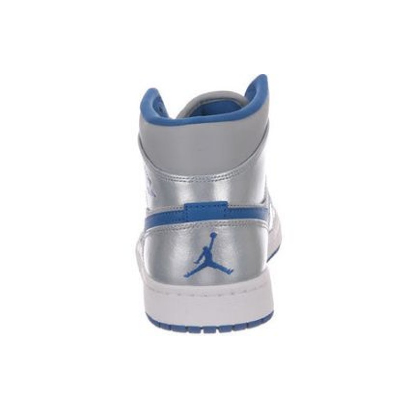 Air Jordan 1 Mid 'Wolf Grey' Wolf Grey/White-Sport Blue 554724-025