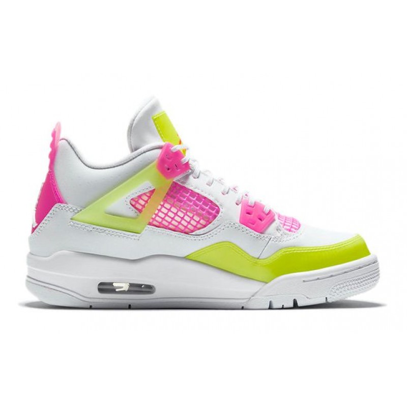 Air Jordan 4 Retro GS White Lemon Pink CV7808-100