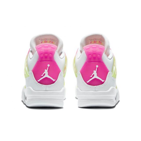 Air Jordan 4 Retro GS White Lemon Pink CV7808-100