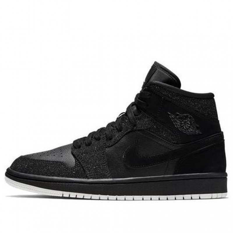 Womens WMNS Air Jordan 1 Mid Black BQ6472-001