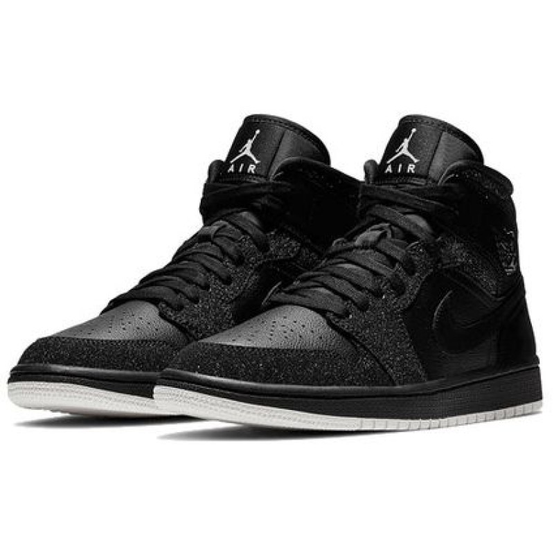 Womens WMNS Air Jordan 1 Mid Black BQ6472-001